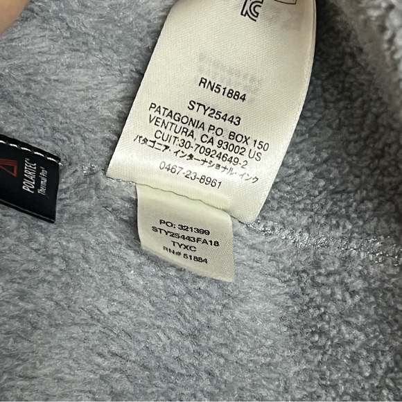 PATAGONIA RE-TOOL SNAP-T PULLOVER FLEECE, Women’s Medium, EUC, Gray & Cream - Picture 12 of 12